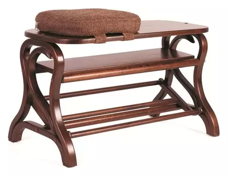 Банкетка-стеллаж для обуви Диана Мебелик 4607130881293