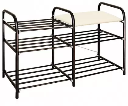 Банкетка-стеллаж для обуви Люкс Garden Story ЭТЛ3/Ч