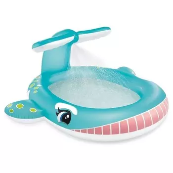 Бассейн надувной "Кит" с распылителем, Intex 201х196х91см 57440NP (28273280)