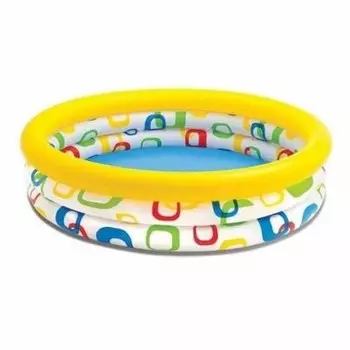 Бассейн надувной круглый 3 кольца, Intex 168х38см 58449NP (28266737)