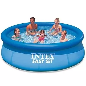Бассейн надувной круглый EASY SET, Intex 396х84см 28143NP (28265466)