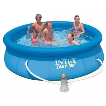Бассейн надувной круглый EASY SET насос 220V, Intex 305х76см 28122NP (1117621124)