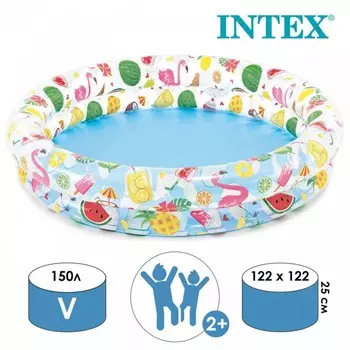 Бассейн надувной круглый "Stargaze poo", Intex 122х25см 59421NP (28266736)