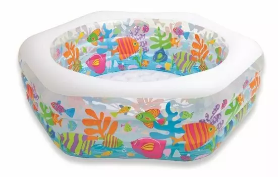 Бассейн надувной "Ocean reef pool", Intex 191х178х61см 56493NP (28261874)
