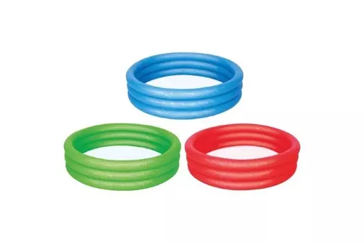 Бассейн надувной "Play Pool" Bestway 102 х 25 см 51024 (28271187)