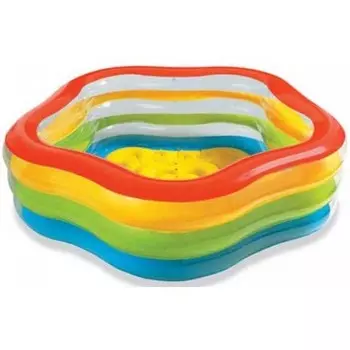 Бассейн надувной "Summer colors pool", Intex 185х180х53см 56495NP (28266740)