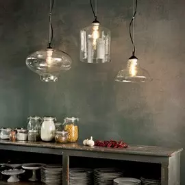 BISTRO SP1 SQUARE TRASPARENTE Подвесной светильник Ideal Lux Bistro