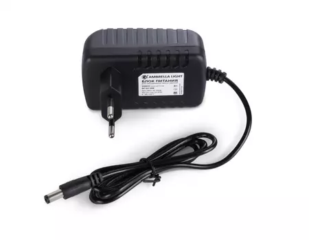 Блок питания (адаптер) для светодиодной ленты с вилкой 12V 24W 2A IP20 100-240V 80*50*70 GS8510 Ambrella light ILLUMINATION LED Driver GS8510