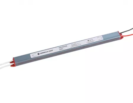 Блок питания ультратонкий для светодиодной ленты 12V 48W 4A IP67 185-260V 292*18*14.8 GS9806 Ambrella light ILLUMINATION LED Driver GS9806