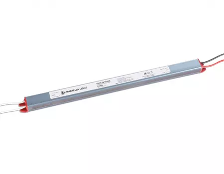 Блок питания ультратонкий для светодиодной ленты 12V 36W 3A IP67 185-260V 292*18*14.8 GS9805 Ambrella light ILLUMINATION LED Driver GS9805