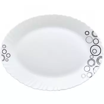 Блюдо сервировочное овальное, La Opala, Classique, Misty Drops, 330 мм, 1 шт (LA5523331)