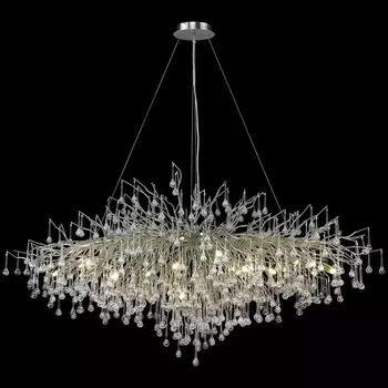 Большая люстра со светодиодными лампочками G9, комплект от Lustrof. №277165-623181