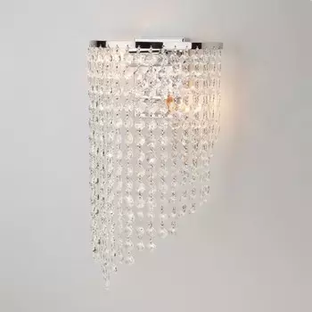 Бра 3102/2 хром/прозрачный хрусталь