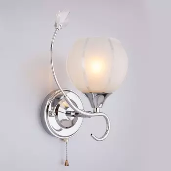 Бра 3457/1 хром/белый