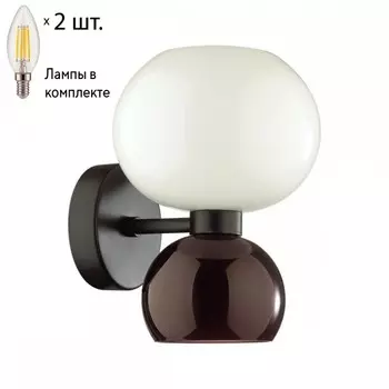 Бра Changi Odeon Light с лампочками 4978/2W+Lamps E14 Свеча