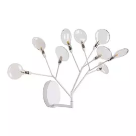 Бра Crystal Lux EVITA AP9 WHITE/TRANSPARENT