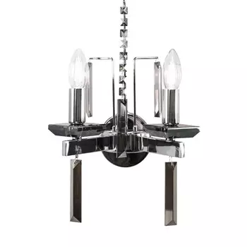 Бра Crystal Lux MARRON AP2 CHROME