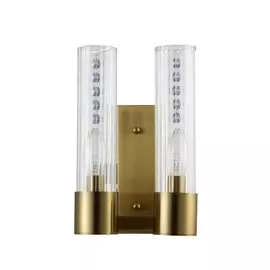 Бра Crystal Lux OTONO AP2 BRASS/TRANSPARENTE