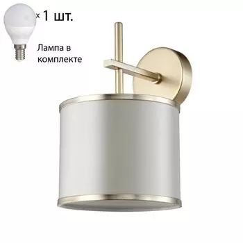 Бра Crystal Lux с лампочкой SERGIO AP1 GOLD+Lamps E14 P45