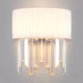 Бра Eurosvet Amantea 10122/2 хром/прозрачный хрусталь Strotskis (10106/2) (a055332)