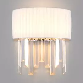 Бра Евросвет Amantea 10106/2 хром/прозрачный хрусталь Strotskis a045304