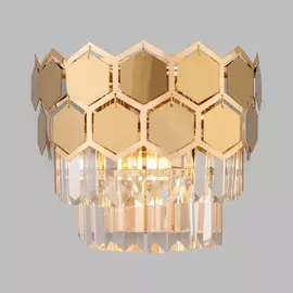 Бра Евросвет Ariana 10113/2 золото/прозрачный хрусталь Strotskis (a049961)