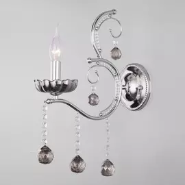 Бра Eurosvet Brezza 10107/1 хром/дымчатый хрусталь Strotskis a045440