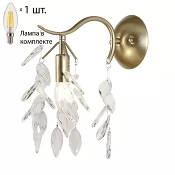 Бра Favourite Brillo с лампочкой 3003-1W+Lamps E14 Свеча