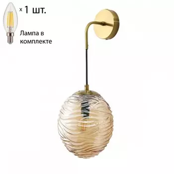 Бра Favourite Flamma с лампочкой 2722-1W+Lamps E14 Свеча