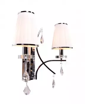 Бра Lumina Deco Glamour LDW 66247-2 WT+CHR
