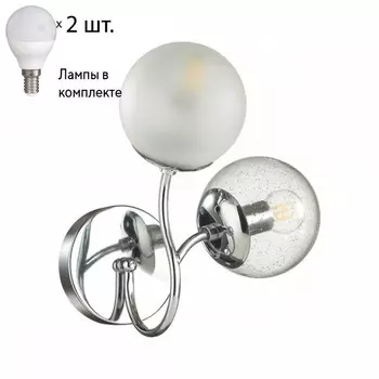 Бра Lumion Candice с лампочками 4554/2W+Lamps E14 P45