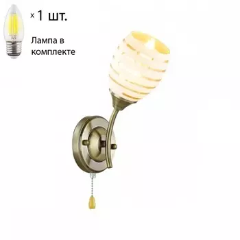 Бра Lumion Dorothy с лампочкой 4528/1W+Lamps E27 Свеча