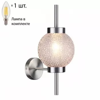 Бра Odeon Light Francesca с лампочкой 4275/1W+Lamps E14 Свеча