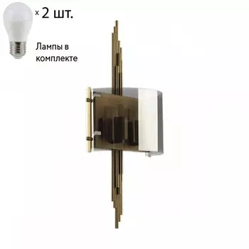 Бра Odeon Margaret с лампочками 4895/2WA+Lamps E27 P45