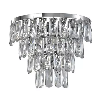 Бра с хрусталем Salvatore Lumien Hall LH0037/2W-NK-CL