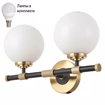 Бра с лампочками CRYSTAL LUX Sophia AP2+Lamps