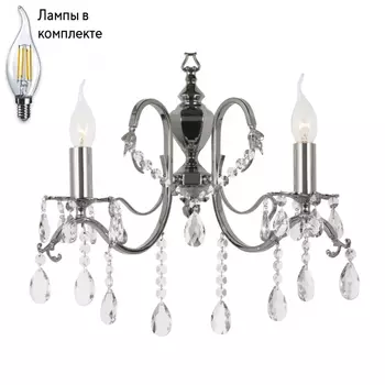 Бра с лампочками Dio D arte Alessandria E 2.1.2.200 N+Lamps