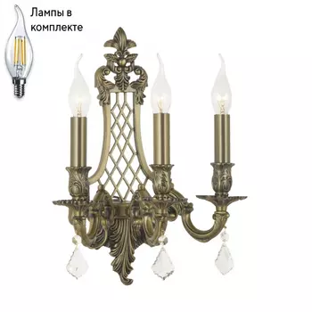 Бра с лампочками Dio D arte Briatico E 2.1.3.200 AG+Lamps