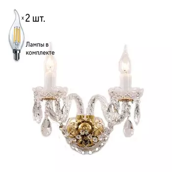 Бра с лампочками Favourite Monreal 1735-2W+Lamps
