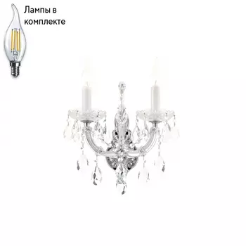 Бра с лампочками iLamp W6071-2 CR+CL+Lamps