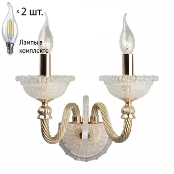 Бра с лампочками Omnilux OML-88301-02+Lamps