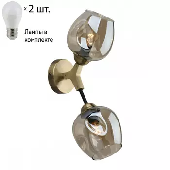 Бра с лампочками Omnilux OML-93401-02+Lamps