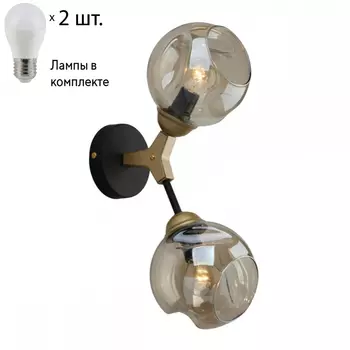 Бра с лампочками Omnilux OML-93601-02+Lamps