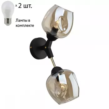 Бра с лампочками Omnilux OML-93701-02+Lamps