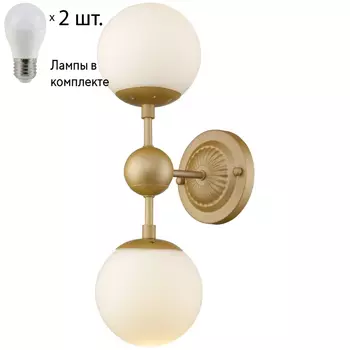 Бра с лампочками Wertmark WE236.02.401+Lamps