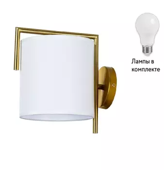 Бра с лампочкой Arte lamp A5031AP-1PB+Lamps