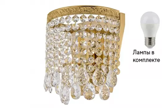 Бра с лампочкой Arti Lampadari Castellana E 2.10.608 G+Lamps