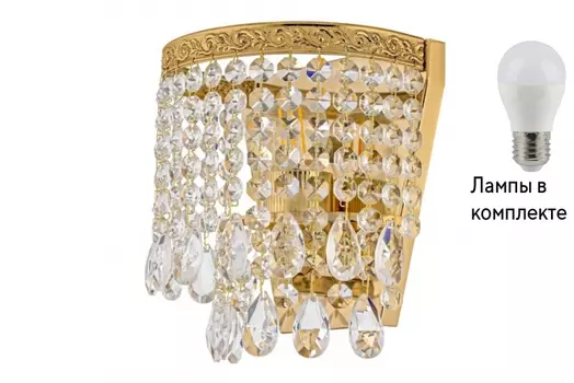 Бра с лампочкой Arti Lampadari Castellana E 2.10.601 G+Lamps