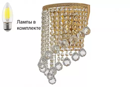 Бра с лампочкой Arti Lampadari Stella E 2.10.202 G+Lamps