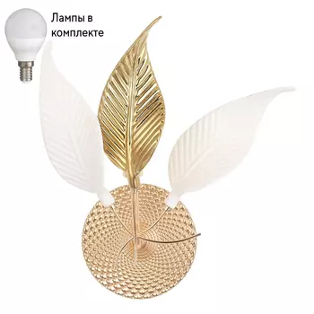Бра с лампочкой CRYSTAL LUX Stefania AP1+Lamps